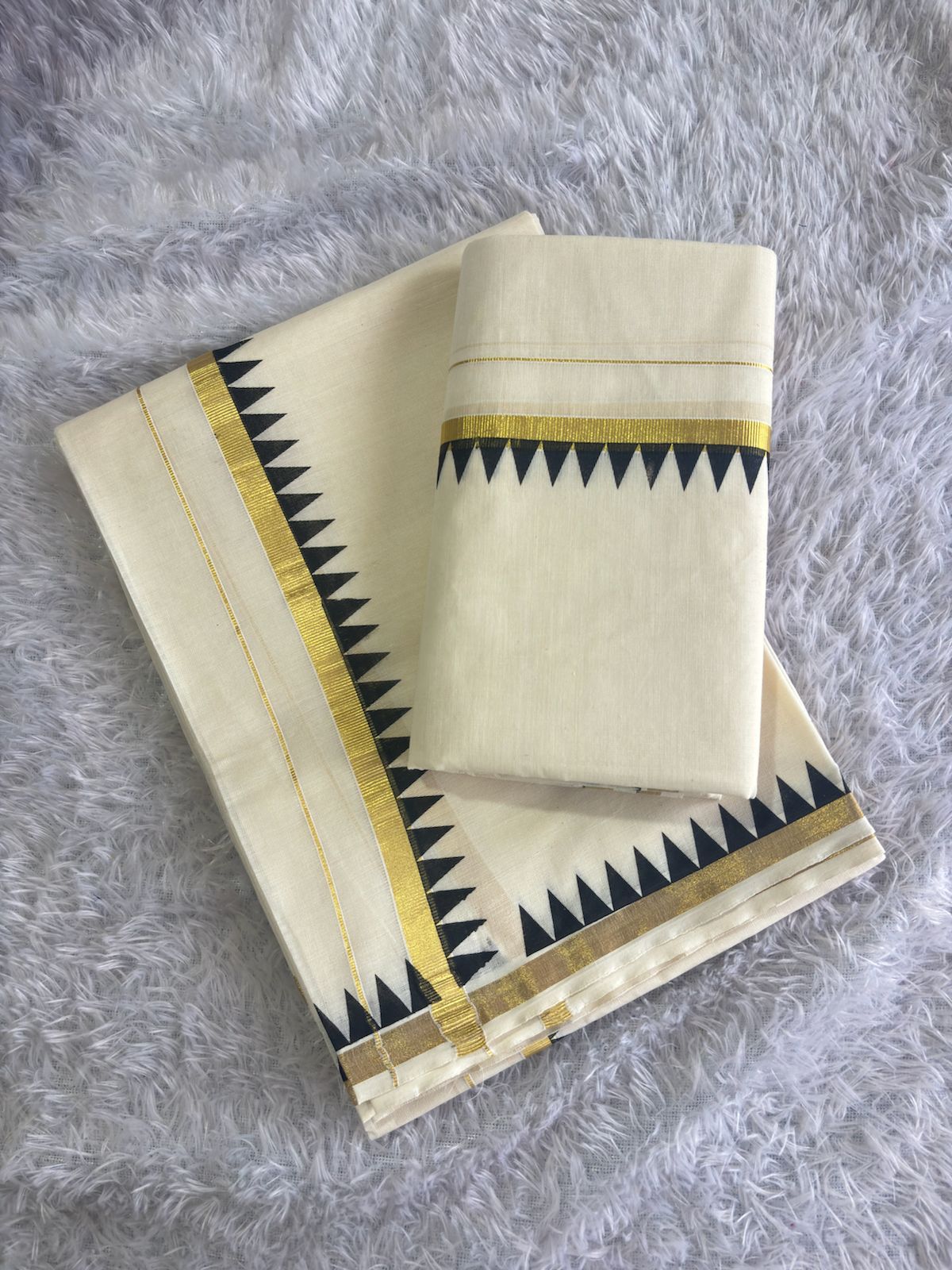 Anu Shree inspired temple set mundu 2.80 Premium quality