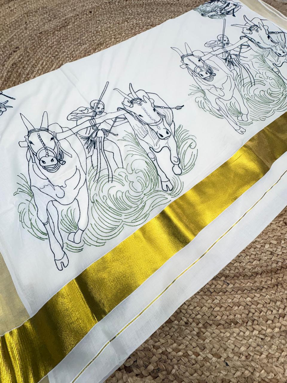 The Kalapottu : Thread work dedication to Kalapottu race